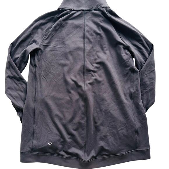 Lululemon Rulu Rally Wrap Black Size 4 Jacket Cardigan Gym Walking Mid-Length - Picture 6 of 7
